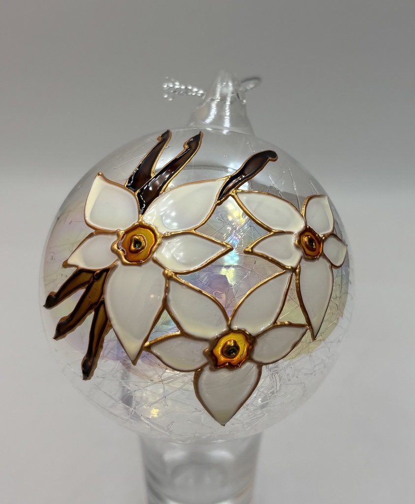 Boule de Noël — fleurs de vanille